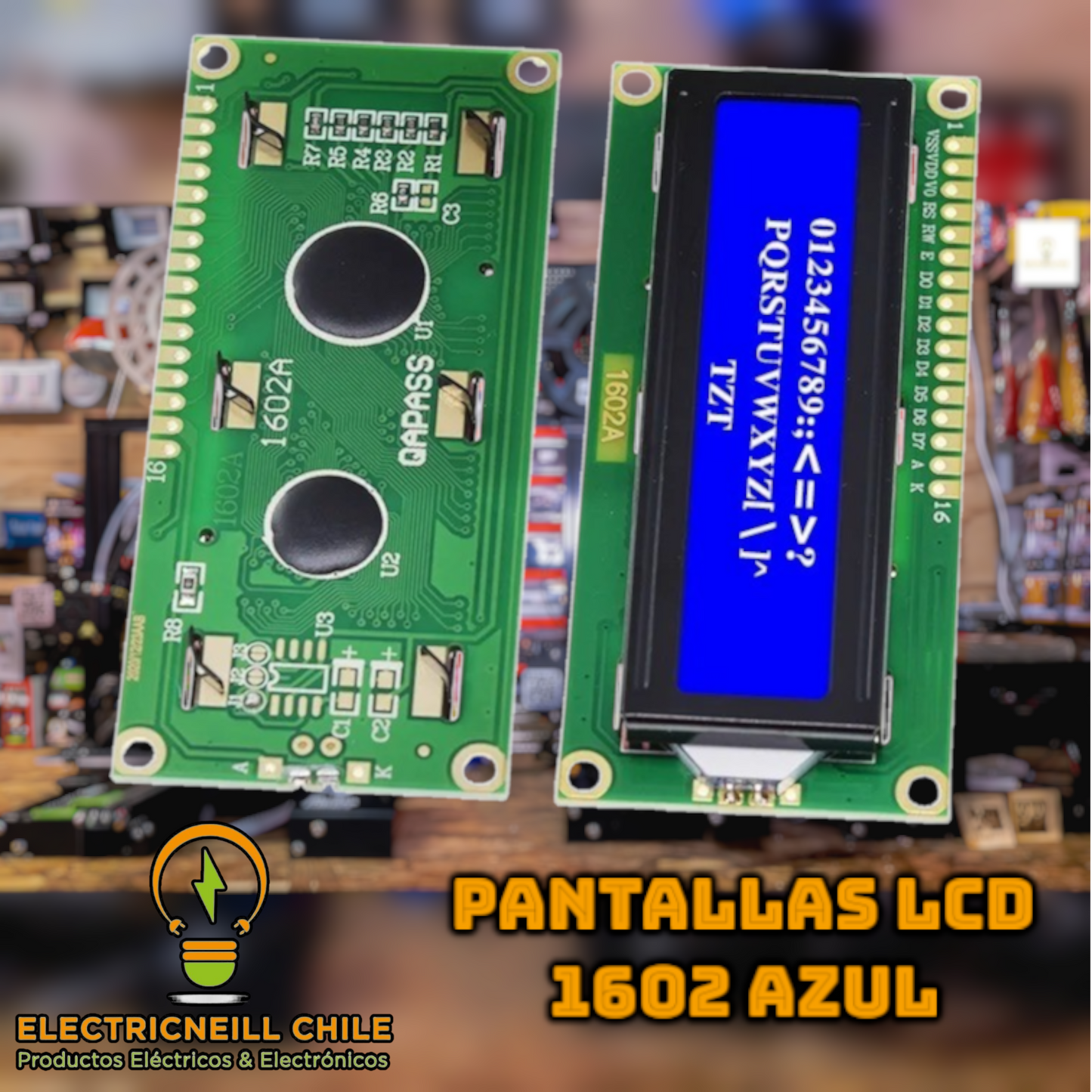 Pantallas LCD 1602, 2004 y 12864 – Compatibles con Arduino, ESP32, PIC y más