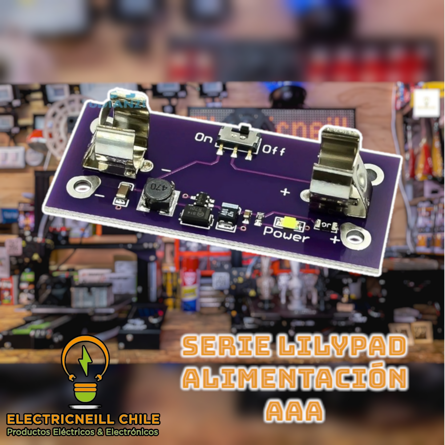 Placa de desarrollo LilyPad – Electrónica portátil y textil