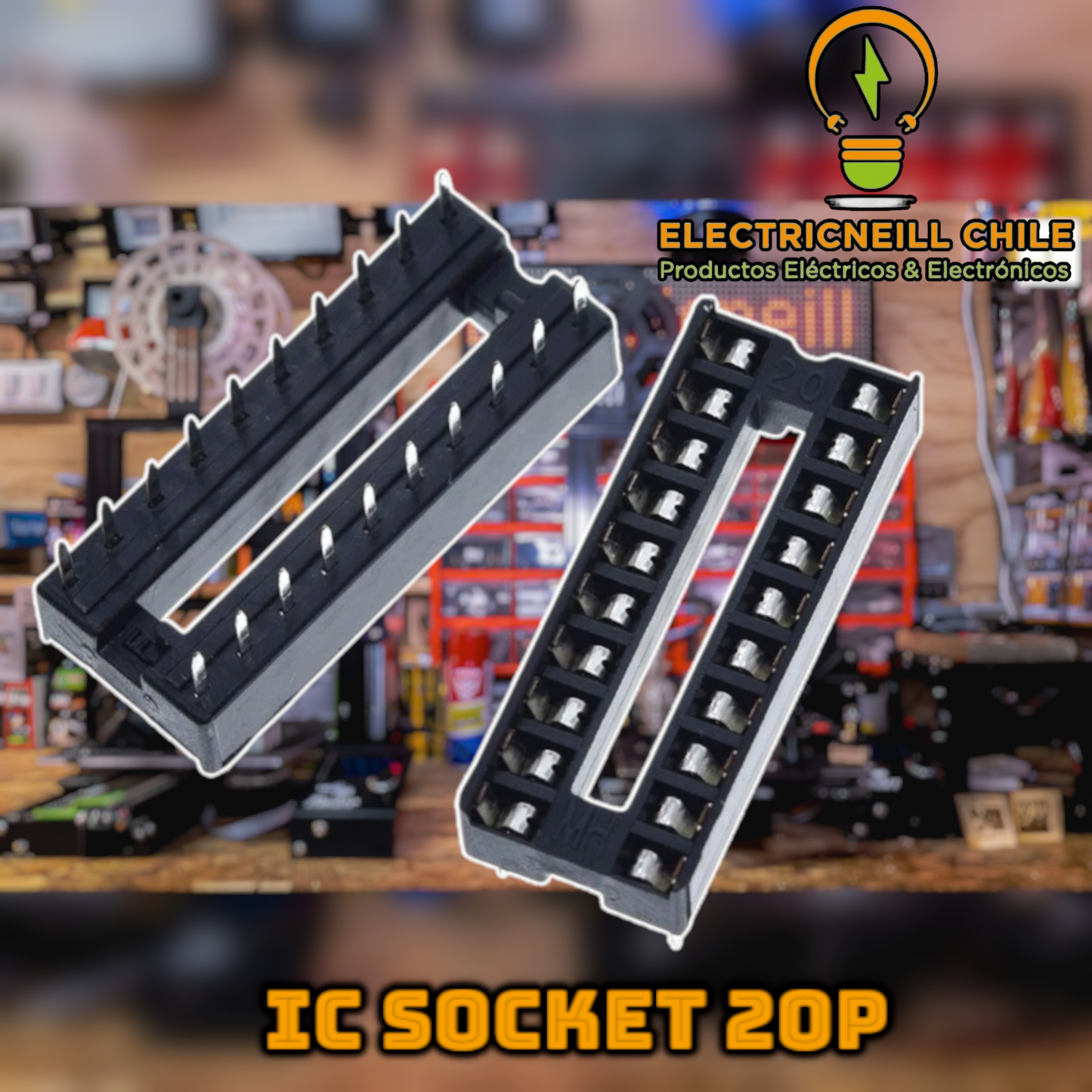 Zócalo IC Socket Tipo Soldadura – Individual (6, 8, 14, 16, 18, 20, 24 o 28 Pines)