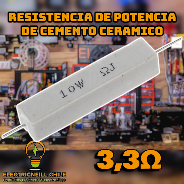 Resistencias de Potencia de cemento ceramico 10W