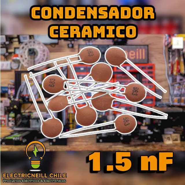 Condensadores Cerámicos Radiales – 5 Unidades del Mismo Valor 1 nF a 100 nF