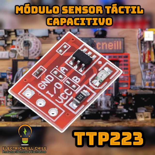 Módulo Sensor Táctil Capacitivo TTP223 / TTP223B