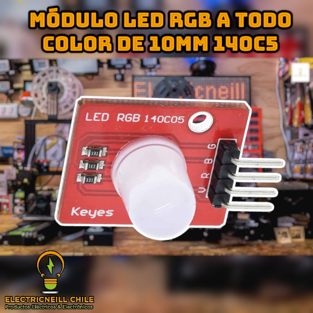 Módulo LED RGB Full Color para Arduino – Control PWM 5V