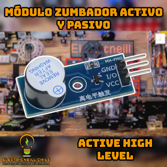 Módulo Zumbador Activo y Pasivo para Arduino – 3.3V / 5V