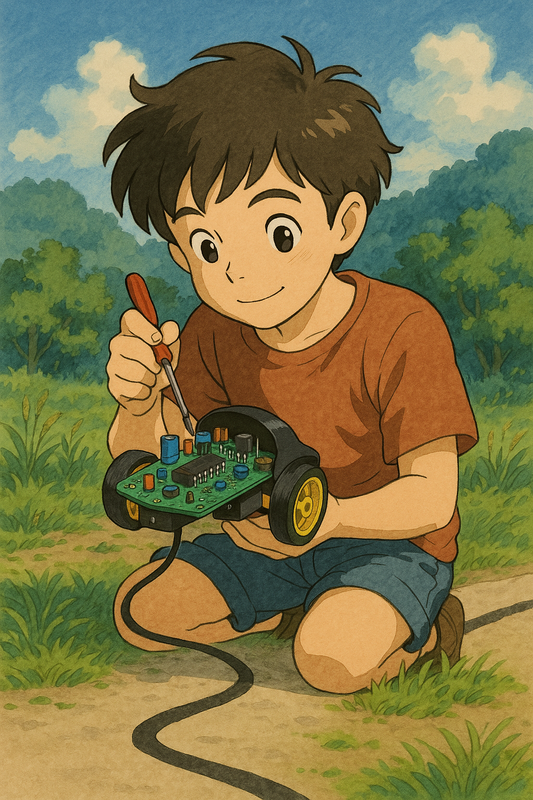 Aprende Electrónica y Robótica con el Kit D2-5: Tu Primer Robot Seguidor de Línea