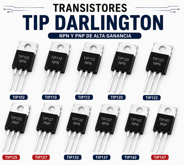 Transistores TIP Darlington
