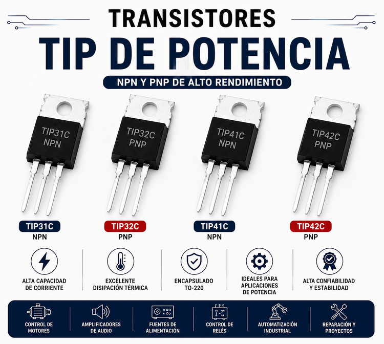 Transistores TIP Potencia