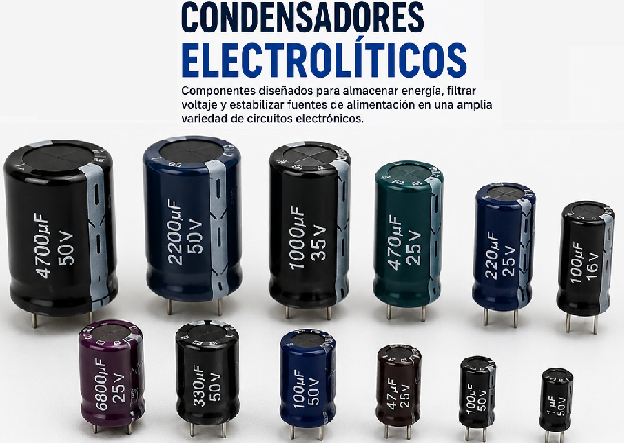 Condensadores Electrolíticos