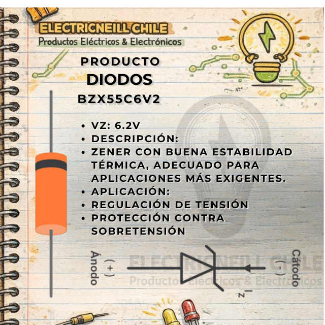 BZX55C6V2 (6.2V)