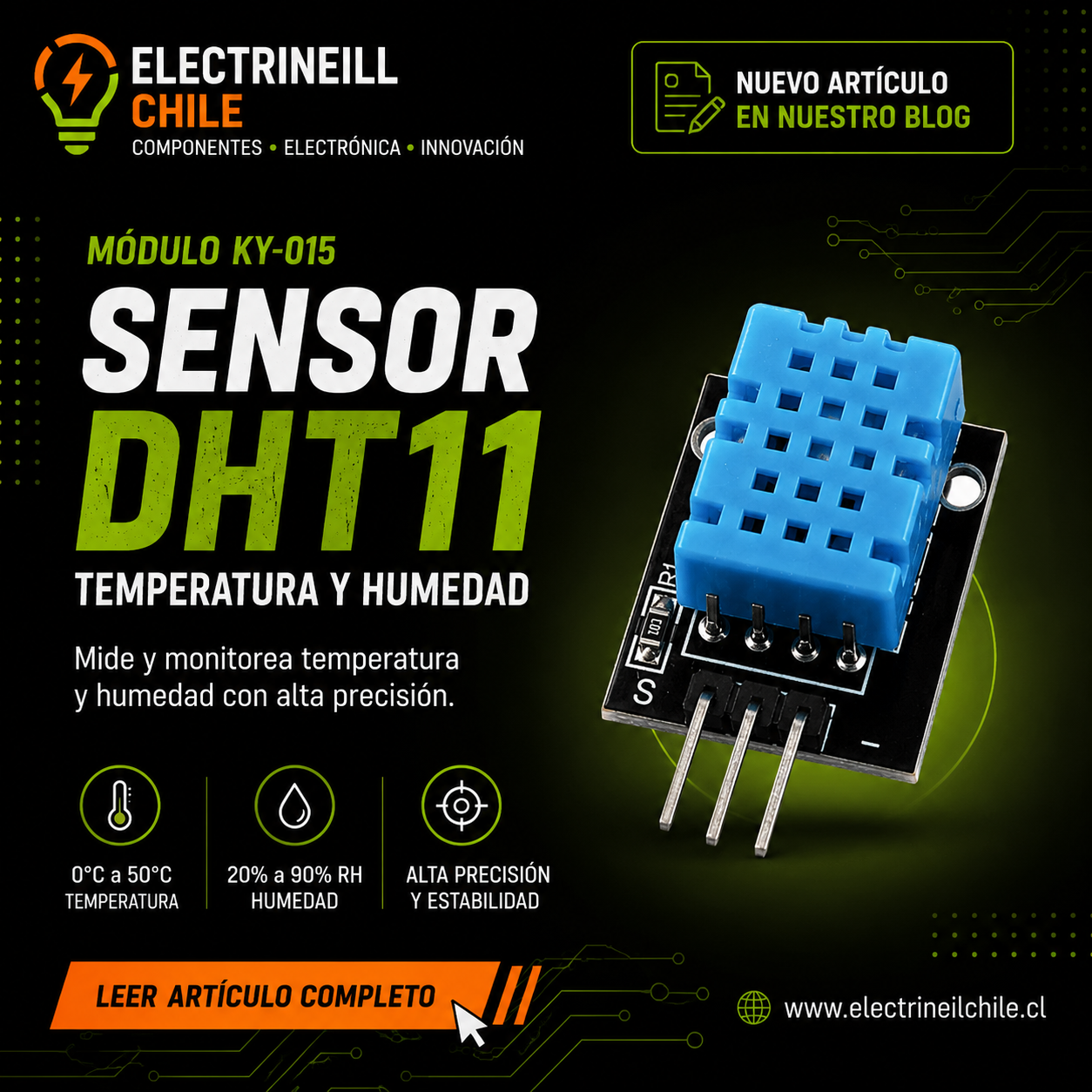 Cómo conectar el DHT11 KY-015 a Arduino UNO