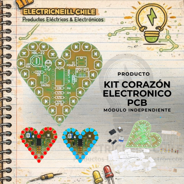 Kits Electrónicos PCB para Aprender Electrónica y Soldadura