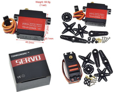 Servomotor SG90, MG90S, MG995, MG996R y digital 20 kg