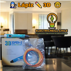 Filamento PLA 10 m para lápiz 3D – 10 colores