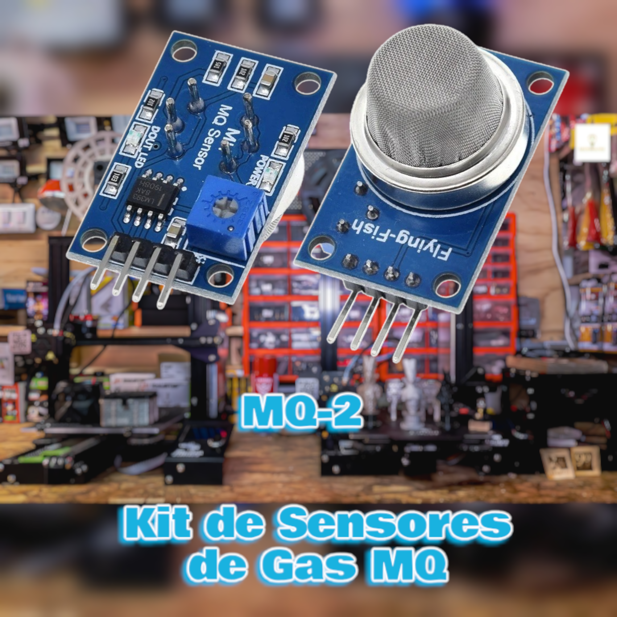 Kit de sensores de gas MQ-2 Electrineill