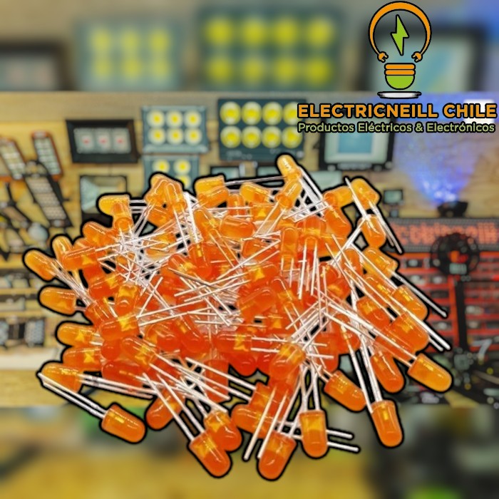 LED 10 mm color naranjo - Electricneill