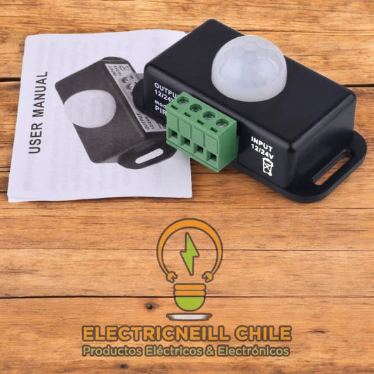 Sensor de Movimiento Control de Iluminación LED 12 o 24v