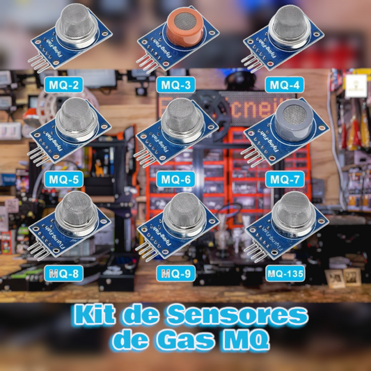 Kit de Sensores de Gas MQ - Detección Precisa para Diversos Gases
