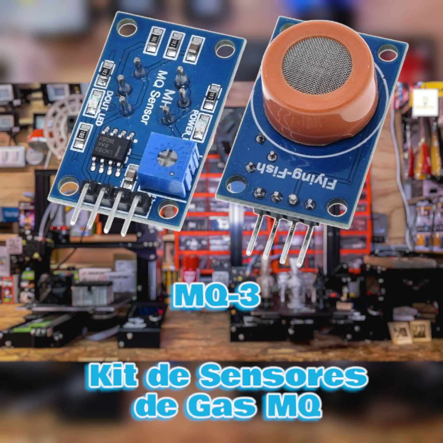 Kit de Sensores de Gas MQ - Detección Precisa para Diversos Gases