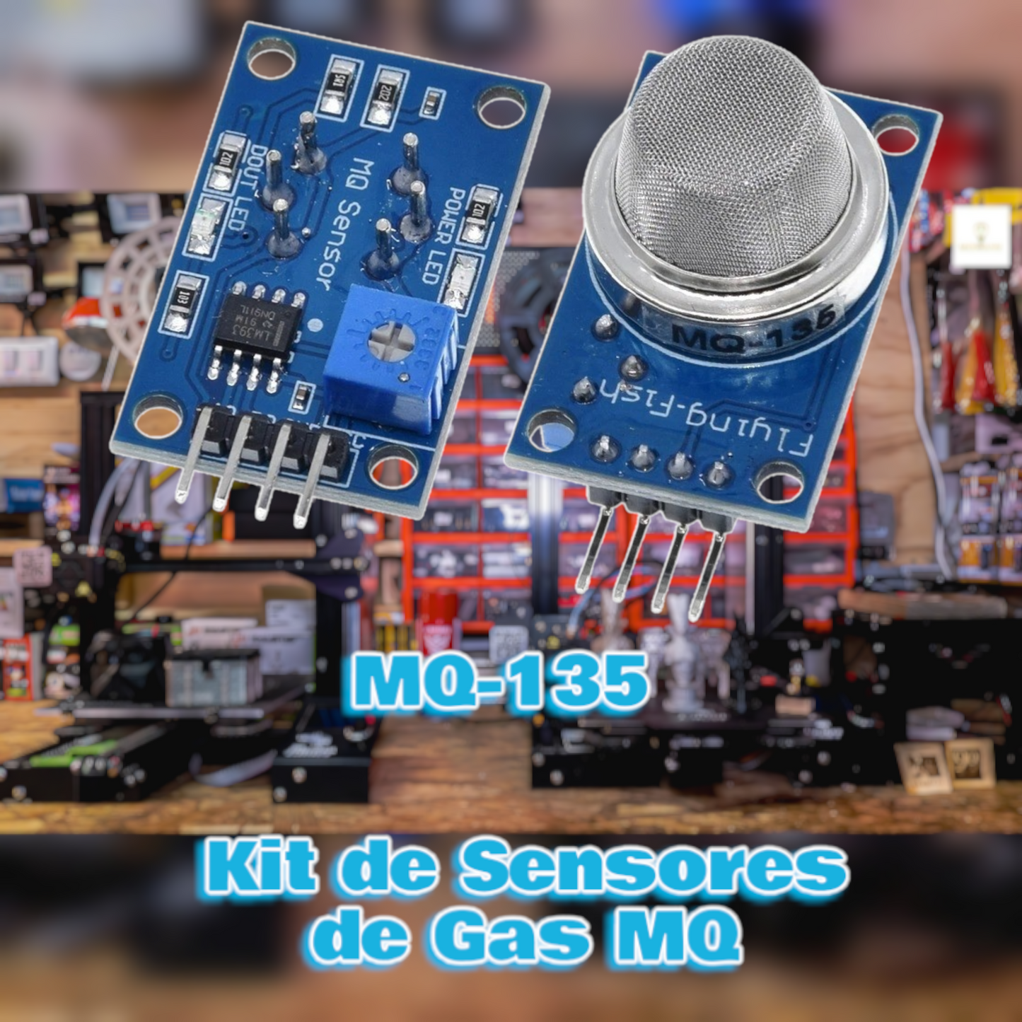 Kit de Sensores de Gas MQ - Detección Precisa para Diversos Gases