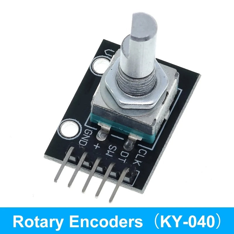 Módulo sensor compatible con Arduino KY-040 Encoder rotatorio - Electricneill