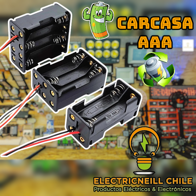 Soporte/Carcasa Batería AAA 4/6/8— Envío GRATIS sobre $24.990