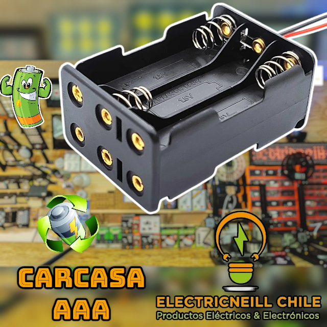 Soporte/Carcasa Batería AAA 4/6/8— Envío GRATIS sobre $24.990
