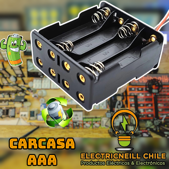Soporte/Carcasa Batería AAA 4/6/8— Envío GRATIS sobre $24.990