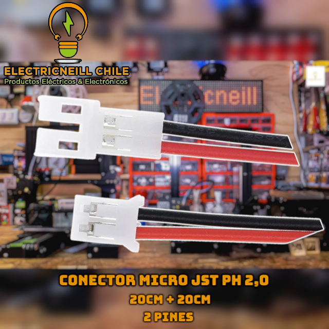 Conector Micro JST PH 2,0 2P, 3P, 4P, 5P, macho, hembra, 20CM + 20CM — Envío GRATIS sobre $24.990