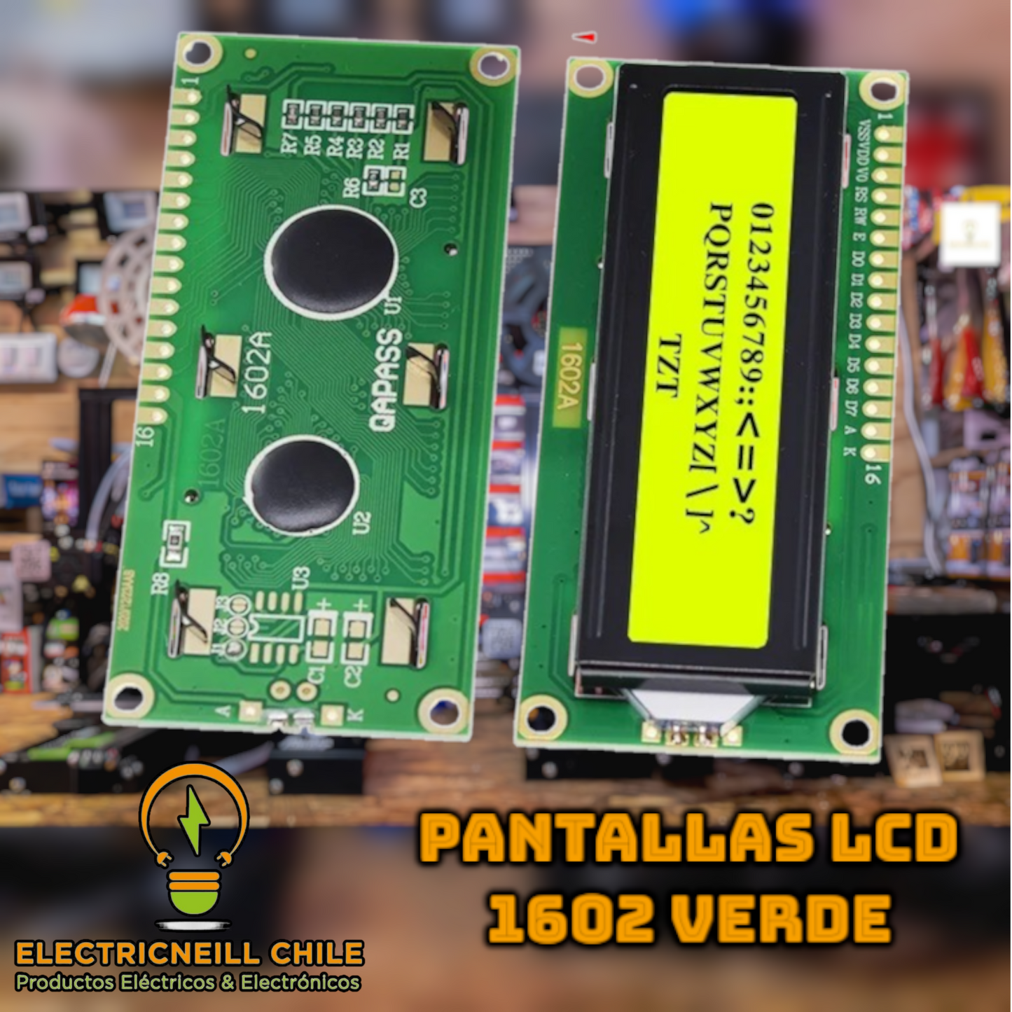 Pantallas LCD 1602, 2004 y 12864 – Compatibles con Arduino, ESP32, PIC y más