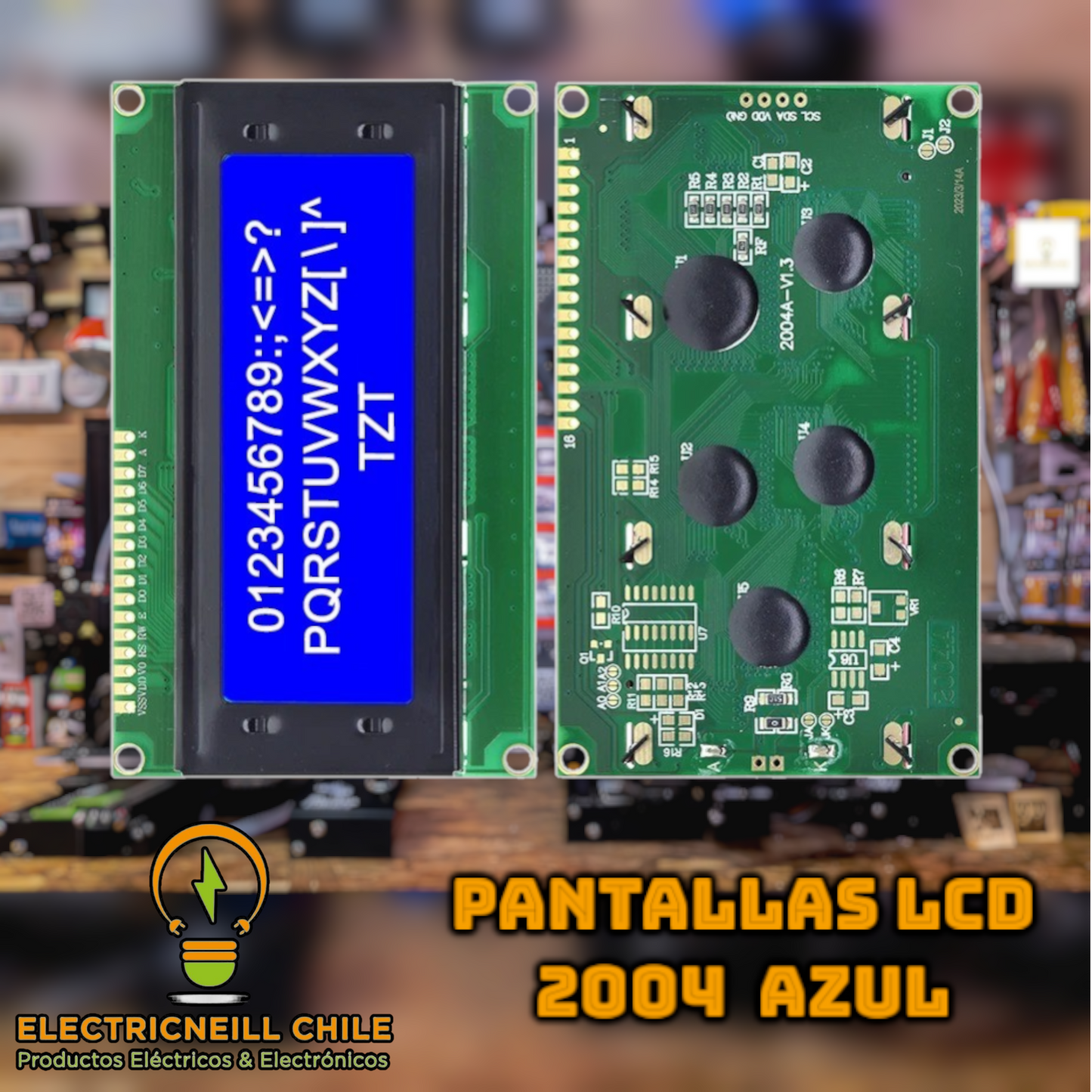 Pantallas LCD 1602, 2004 y 12864 – Compatibles con Arduino, ESP32, PIC y más