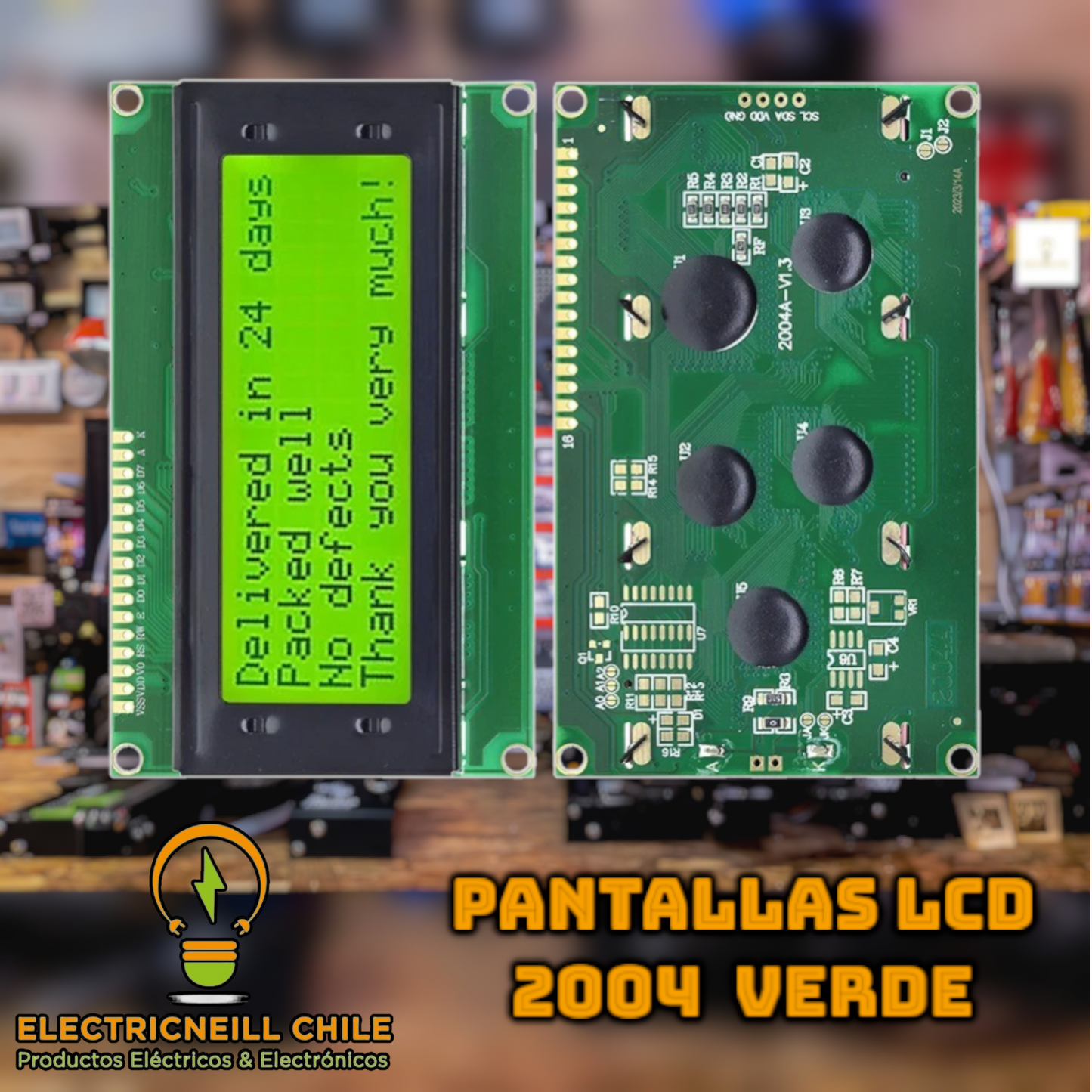 Pantallas LCD 1602, 2004 y 12864 – Compatibles con Arduino, ESP32, PIC y más