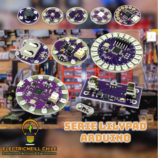 Placa de desarrollo LilyPad – Electrónica portátil y textil