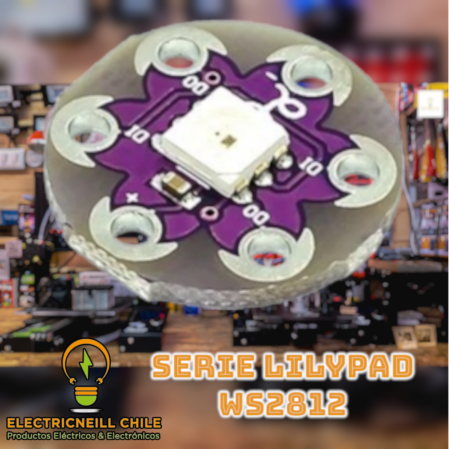 Placa de desarrollo LilyPad – Electrónica portátil y textil