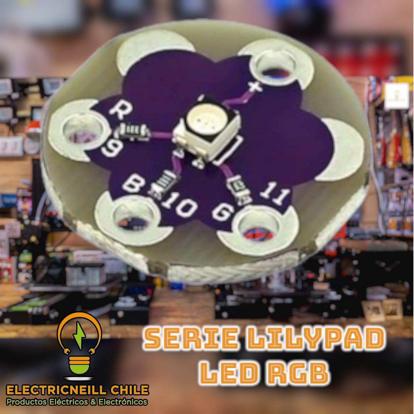 Placa de desarrollo LilyPad – Electrónica portátil y textil