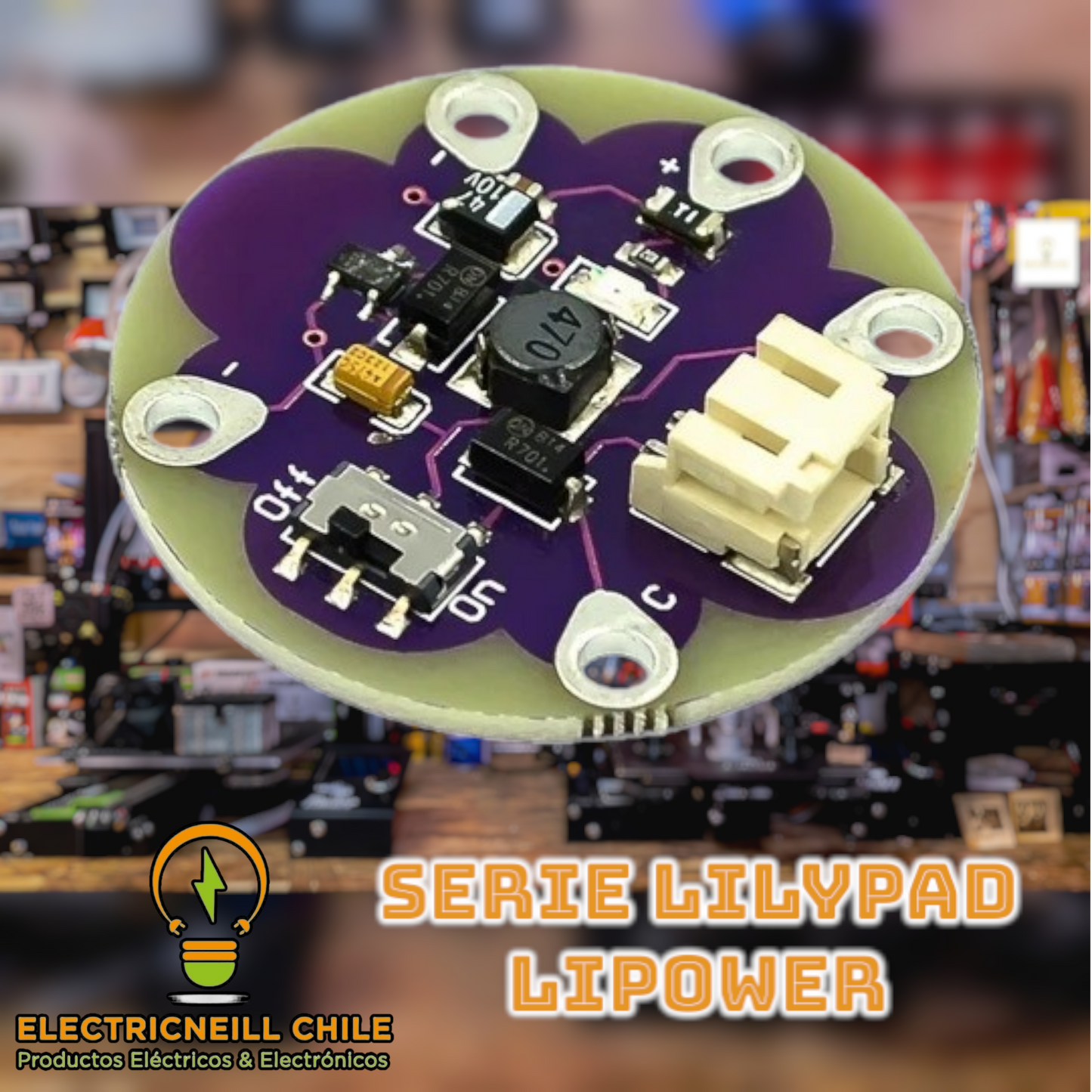 Placa de desarrollo LilyPad – Electrónica portátil y textil
