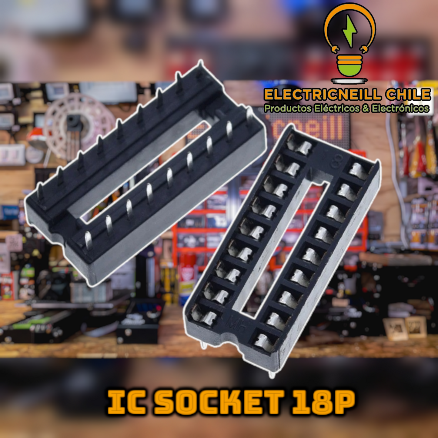 Zócalo IC Socket Tipo Soldadura – Individual (6, 8, 14, 16, 18, 20, 24 o 28 Pines)