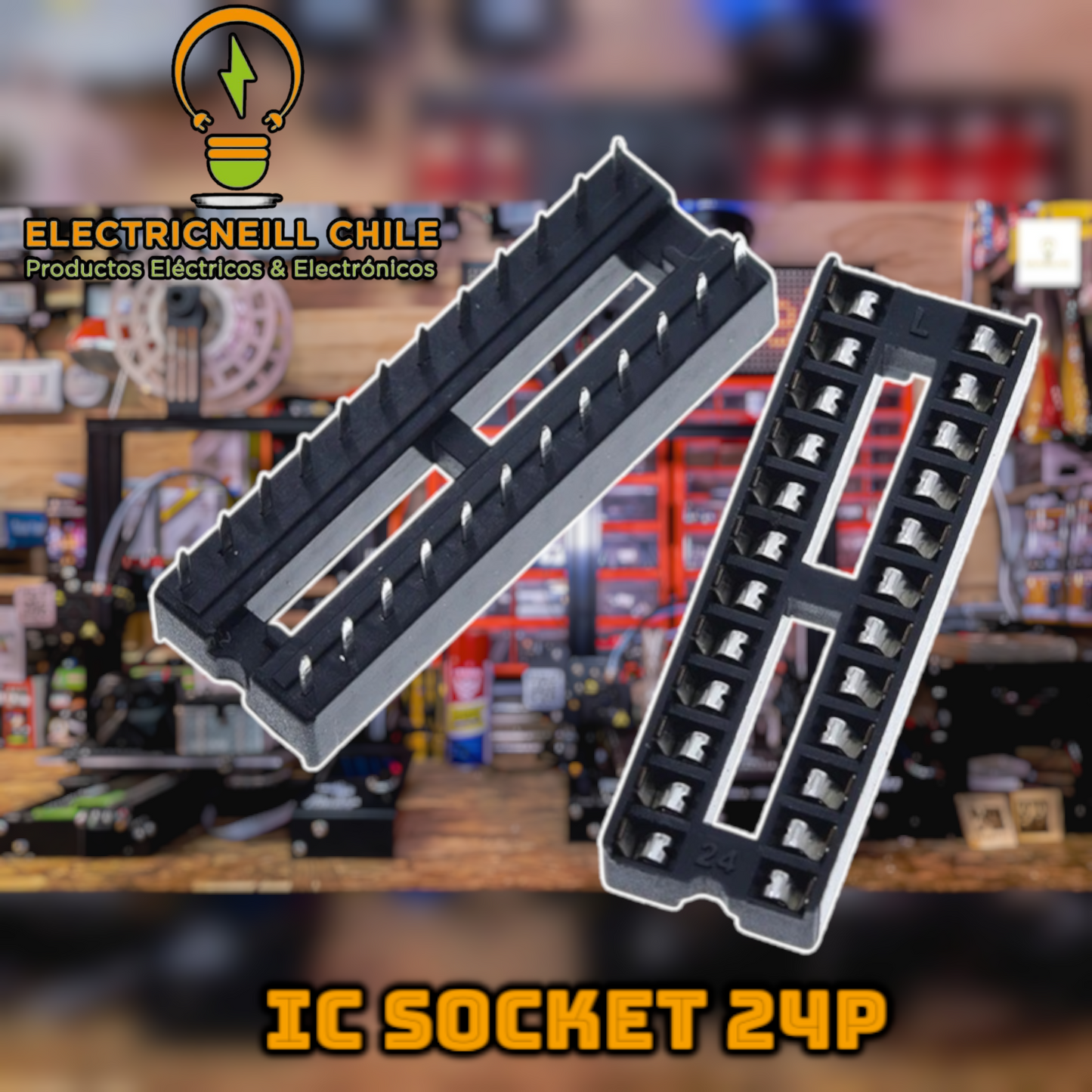 Zócalo IC Socket Tipo Soldadura – Individual (6, 8, 14, 16, 18, 20, 24 o 28 Pines)