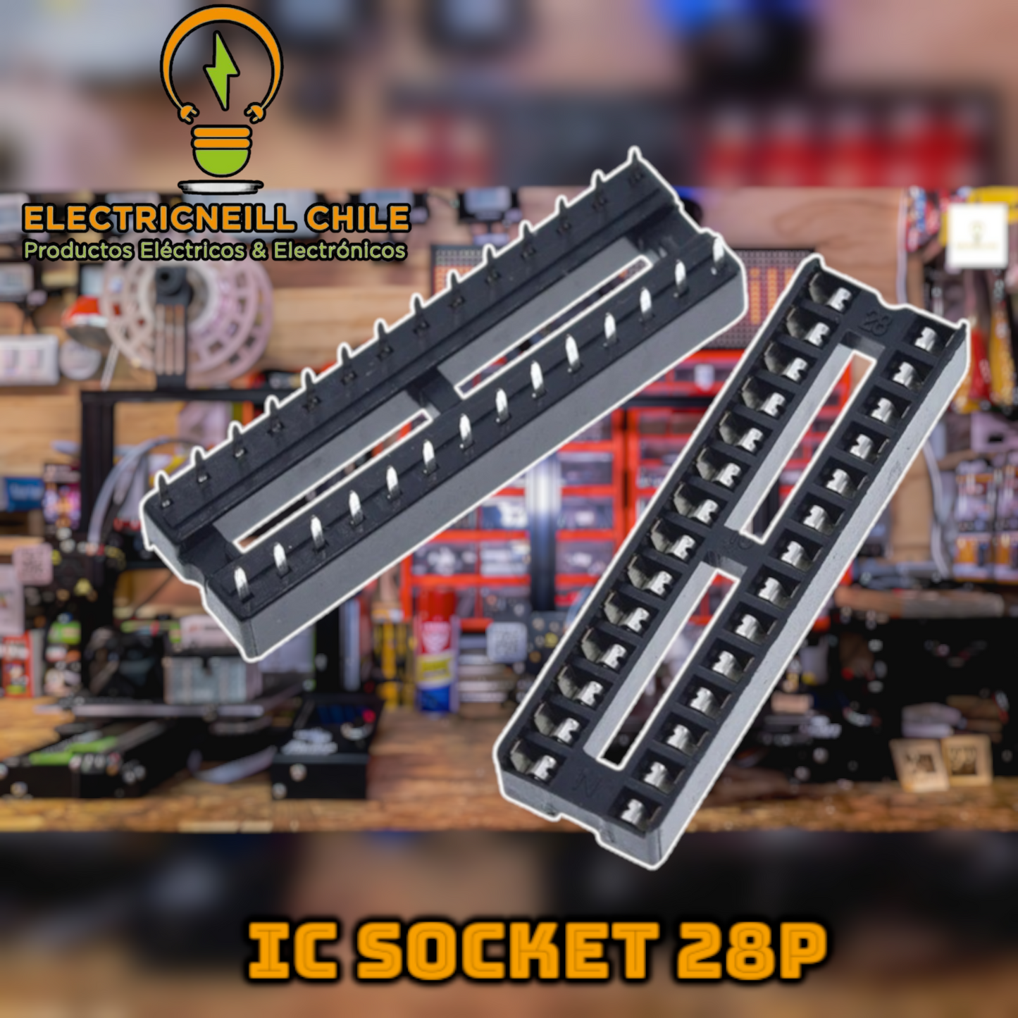 Zócalo IC Socket Tipo Soldadura – Individual (6, 8, 14, 16, 18, 20, 24 o 28 Pines)