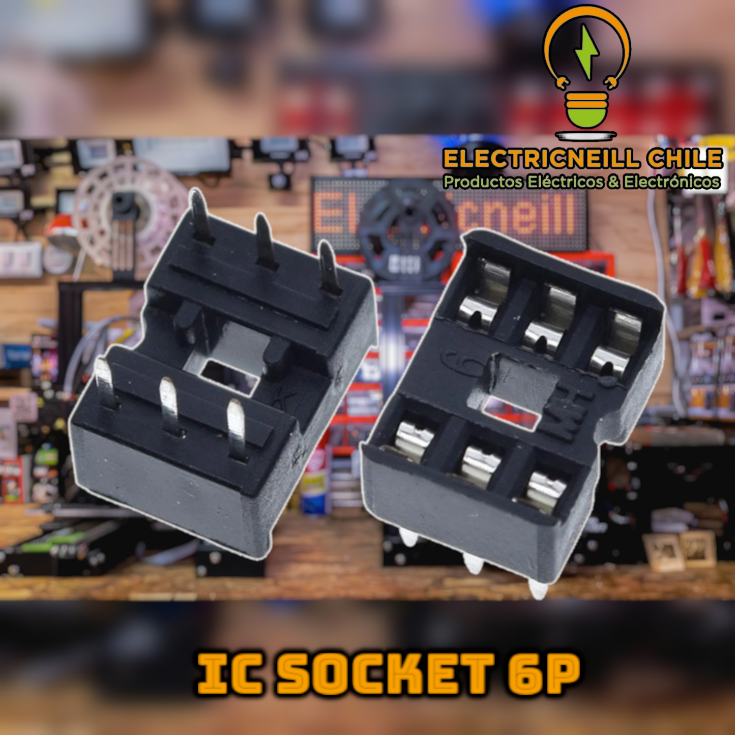 Zócalo IC Socket Tipo Soldadura – Individual (6, 8, 14, 16, 18, 20, 24 o 28 Pines)