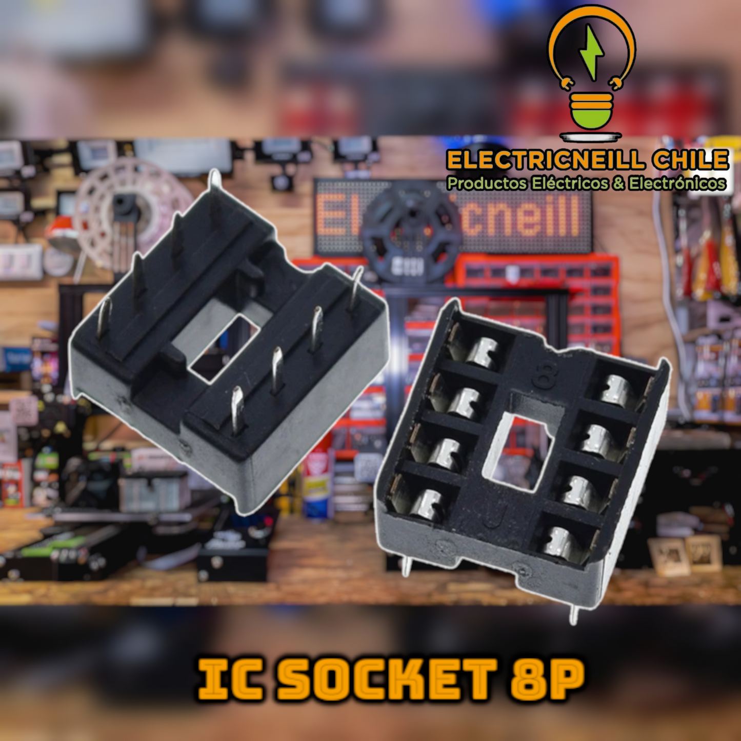 Zócalo IC Socket Tipo Soldadura – Individual (6, 8, 14, 16, 18, 20, 24 o 28 Pines)