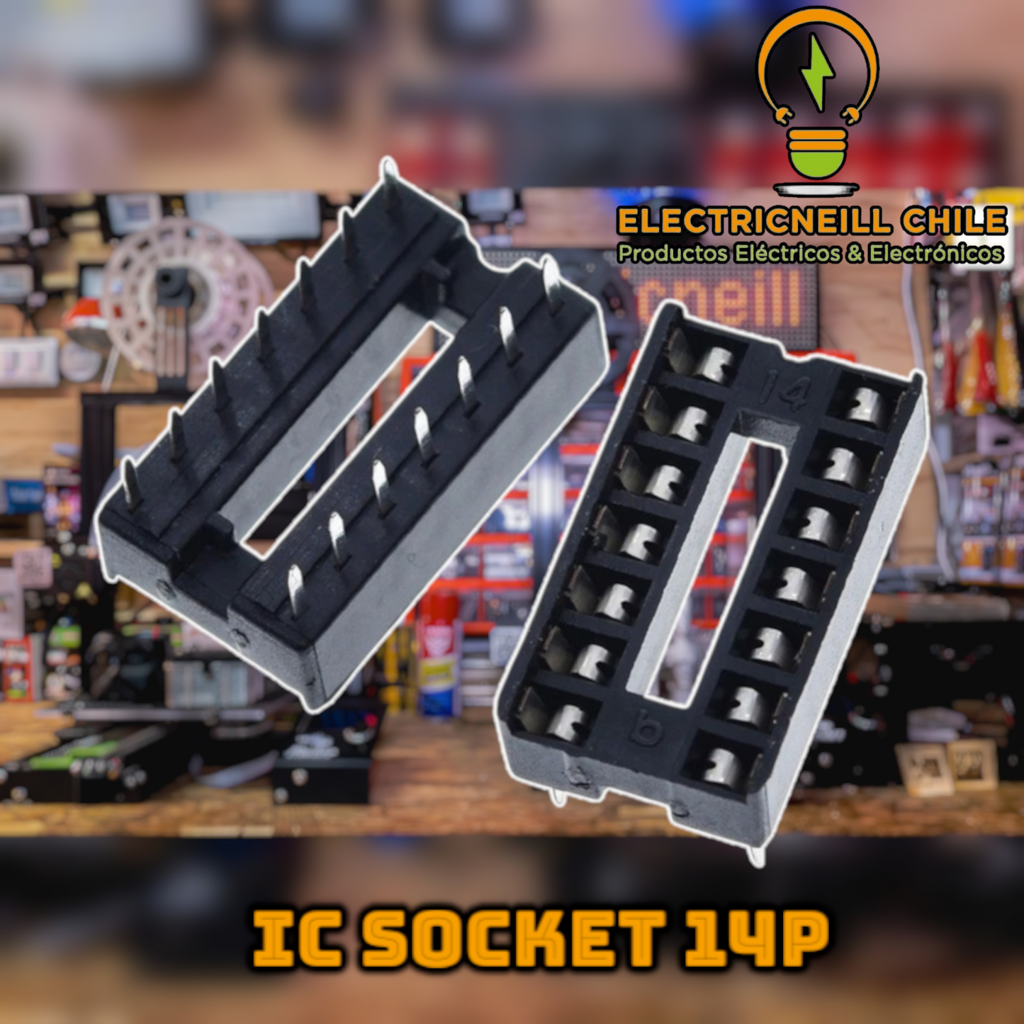 Zócalo IC Socket Tipo Soldadura – Individual (6, 8, 14, 16, 18, 20, 24 o 28 Pines)