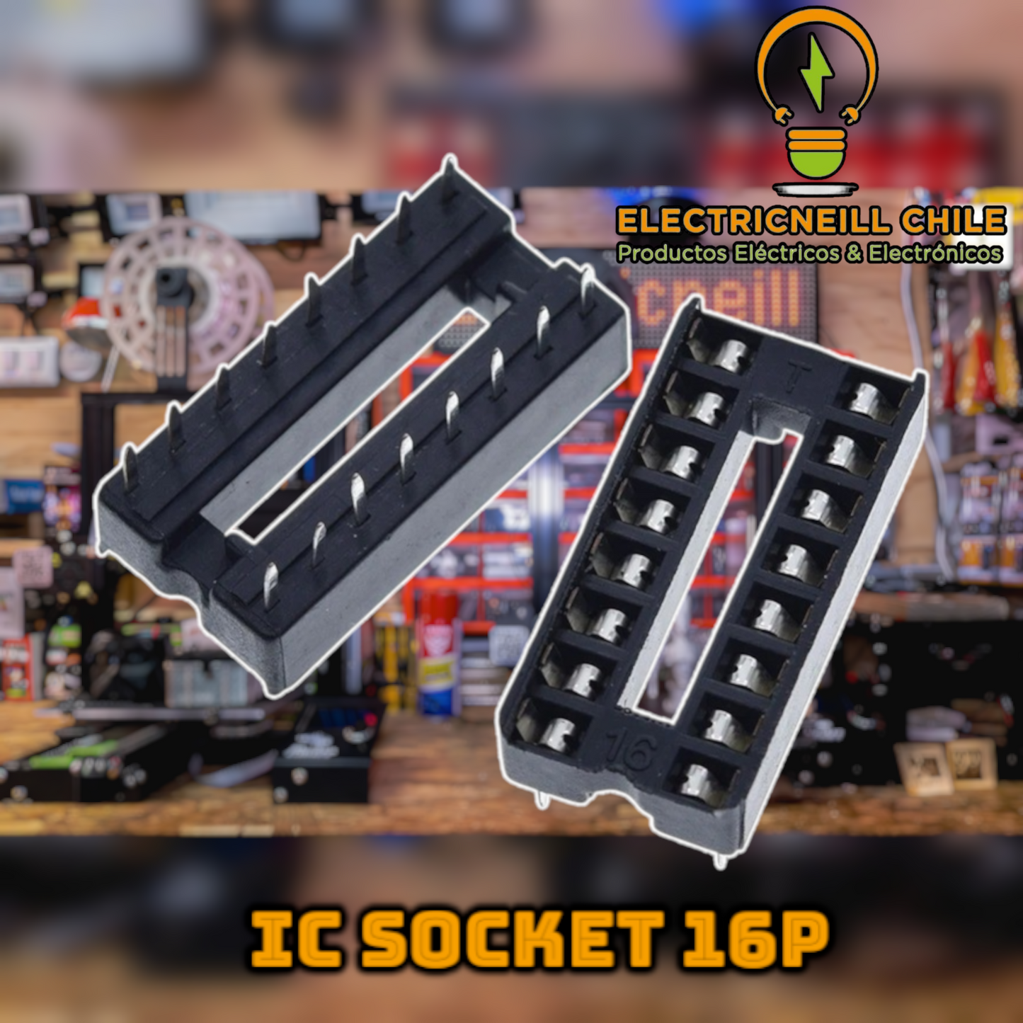 Zócalo IC Socket Tipo Soldadura – Individual (6, 8, 14, 16, 18, 20, 24 o 28 Pines)