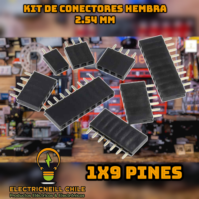 Kit de conectores hembra 2.54 mm