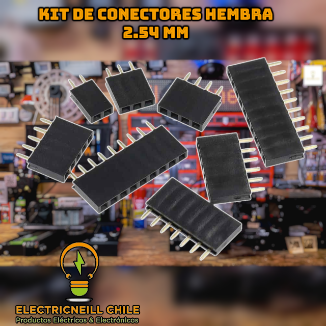 Kit de conectores hembra 2.54 mm