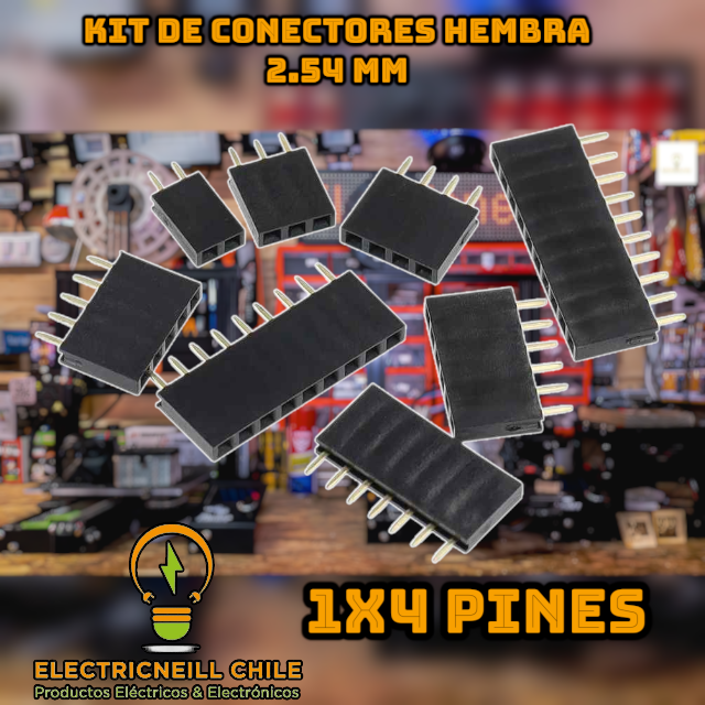 Kit de conectores hembra 2.54 mm