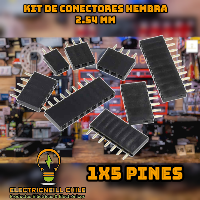 Kit de conectores hembra 2.54 mm