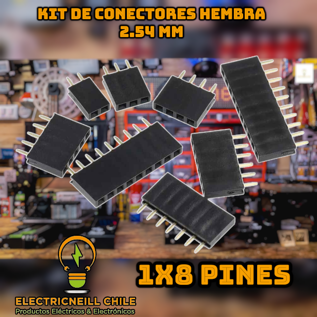 Kit de conectores hembra 2.54 mm