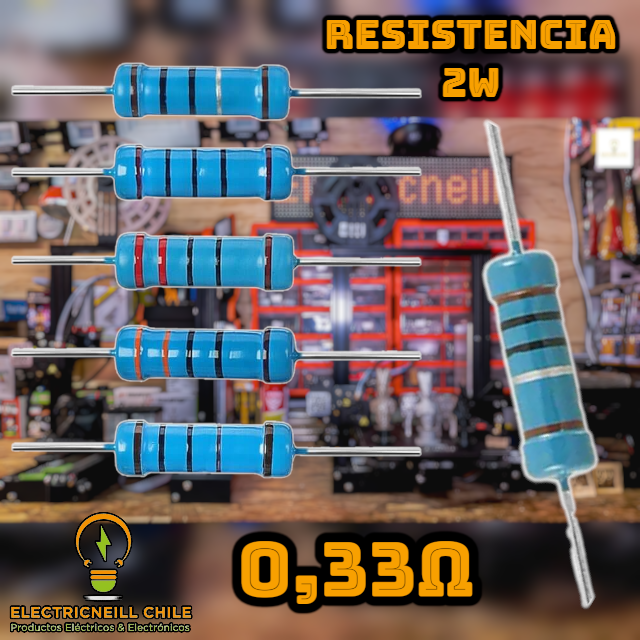 Kit de Resistencias de Película de Carbono 2W [0.1Ω - 750Ω]