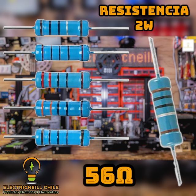 Kit de Resistencias de Película de Carbono 2W [0.1Ω - 750Ω]
