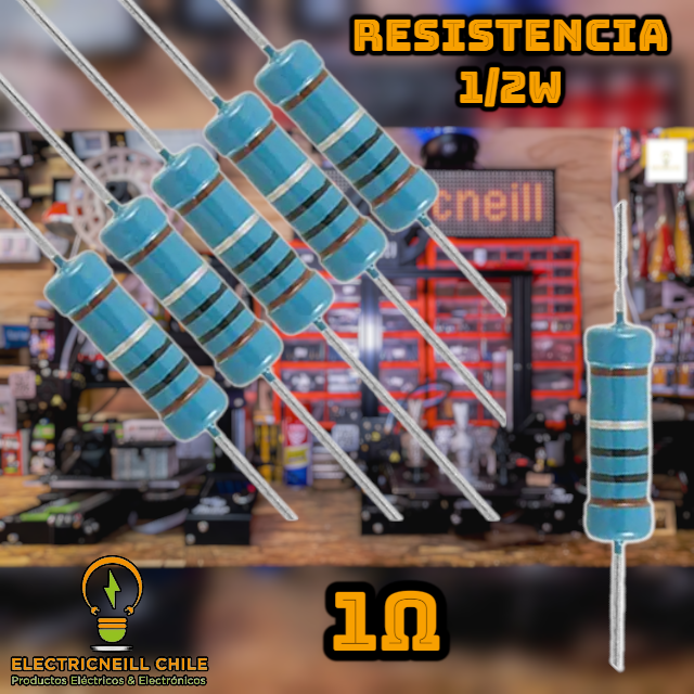 Kit de Resistencias de Película de Carbono 1/2W [0.1Ω - 100Ω]